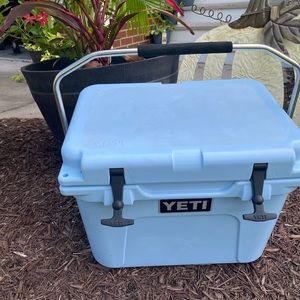 Slightly used yeti cooler ice blue hard to find :)